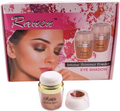 Ranen Intense Shimmer Powder Eye Shadow Rose Gold Color