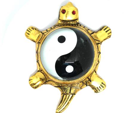 Divine Waves Bakua Symbol On Turtle Decorative Showpiece  -  4.23 cm