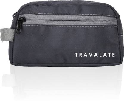 Travalate Polyester Toiletry Bag Makeup Shaving Kit Pouch for Men and Women Travel Toiletry Kit