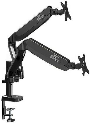 Gadget-Wagon 17 - 32 " Mounts Gas Strut Dual Desktop TV / Monitors Full Motion TV Mount