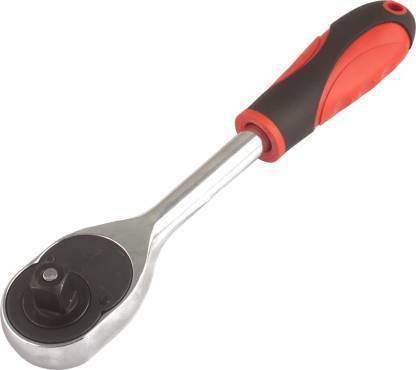 Tanya Queen Heavy duty 1/2" Drive Shaft Double Side Rotate Ratchet Handle For HEX & BIHEX SOCKETS Single Sided Socket Wrench Rachet Wrench Single Sided Rachet Wrench