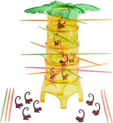 mattel GAMES Fast Fun Tumblin' Monkeys Party & Fun Board Game