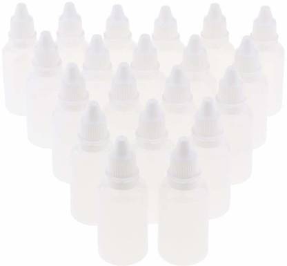 HOMEOTRADE 10 PCS 10ml Empty Plastic Eye Liquid Dropping Bottles 10 ml Bottle