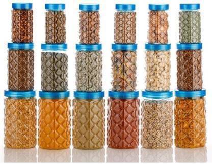 LiNTH Plastic Grocery Container  - 350 ml, 650 ml, 1198 ml