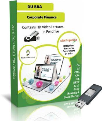 Study At Home Corporate Finance | DU (Delhi University) BBA | Video Lecture