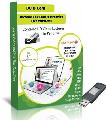 Study At Home Income Tax Law & Practice (AY 2020-21) | DU (Delhi University) B.Com | Video Lecture