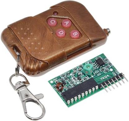 InkOcean 1Set Great IT IC 2262/2272 4 Channel 433Mhz Key Wireless Remote Control Kits Receiver module For arduino Micro Controller Board Electronic Hobby Kit