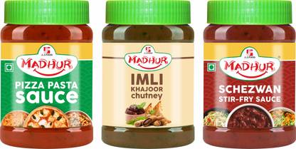 MADHUR Sauce & Chutney Combo of 3 Combo