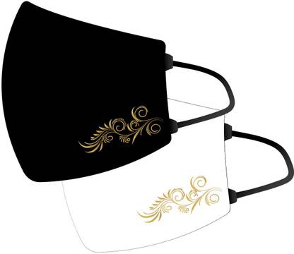 HAZEL BEAUTIFUL DESIGNER PRINTED FACE MASK MKS$070 Washable Cloth Mask
