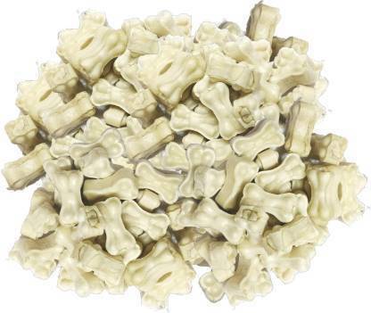 SAWAY Say pet treat and accessories Digestible Calcium Treats Toffyee Press Bone 2 inch 10 pcs Chicken Dog Chew
