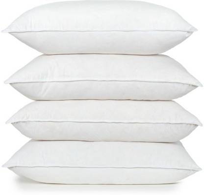 promiss Polyester Fibre Solid Sleeping Pillow Pack of 2