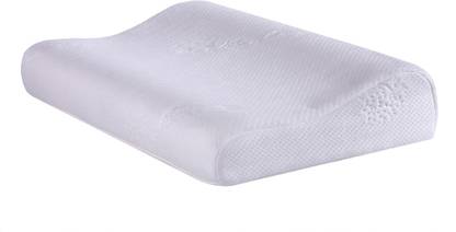 The White Willow Memory Foam Orthopaedic Pillow Pack of 1 Motifs Standard Size Cervical Contour Ventilated Active