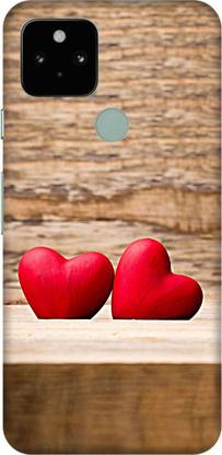 CASE SUTRA Back Cover for Google Pixel 5 - 2 Heart Print