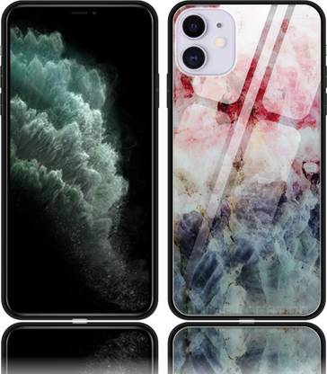 CASE CREATION Back Cover for Apple iPhone 12 Pro Marble Case Print Marble Case Glossy Rich Look