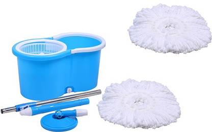 Rerant Small wheel bucket with water drainer Mop Set