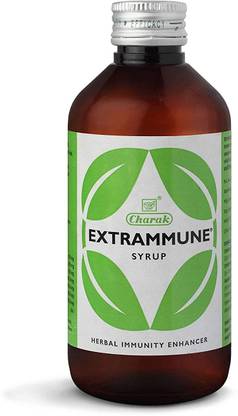 CHARAK Extrammune Syrup - Contains immune enhancing, anti-bacterial, anti-inflammatory and antioxidant herbs (Pack of 4) (200ml X 4 Pack)