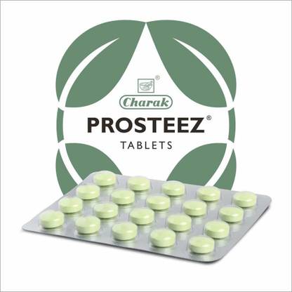 CHARAK Prosteez Tablets-Supports Prostate Health and Functions (12 Strips) (20 Tablets X 12 Strips)
