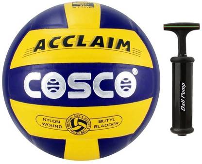 COSCO Acclaim Volleyball With Ball Pump New Volleyball - Size: 4