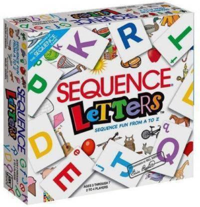 CRAZY DEALS Sequence Letter Game - Sequence Game from A-Z for Kids Educational Board Games Board Game Party & Fun Games Board Game Word Games