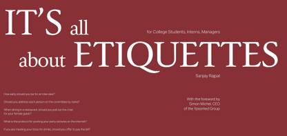 It's All About Etiquettes