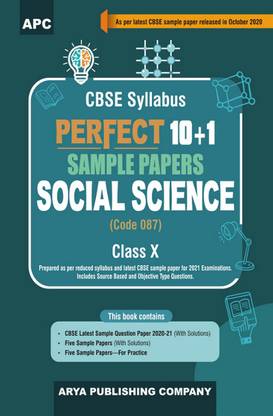Perfect 10+1 Sample Papers Social Science (Code- 087) Class- X