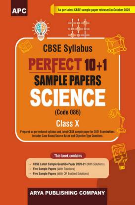 Perfect 10+1 Sample Papers Science (Code -086) Class-X