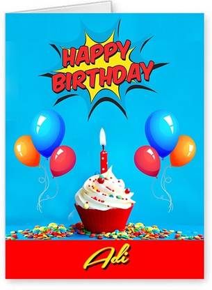 Midas Craft Happy Birthday Adi ….10 Birthday Wish Greeting Card