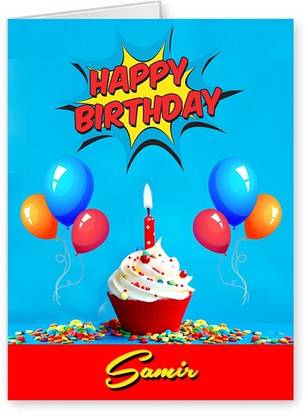 Midas Craft Happy Birthday Samir ….10 Birthday Wish Greeting Card