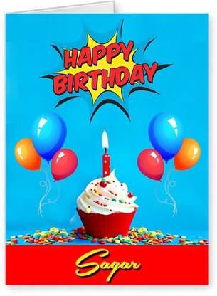 Midas Craft Happy Birthday Sagar ….10 Birthday Wish Greeting Card