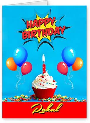 Midas Craft Happy Birthday Rahul ….10 Birthday Wish Greeting Card