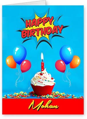 Midas Craft Happy Birthday Mohan ….10 Birthday Wish Greeting Card