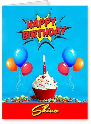 Midas Craft Happy Birthday Shiva ….10 Birthday Wish Greeting Card