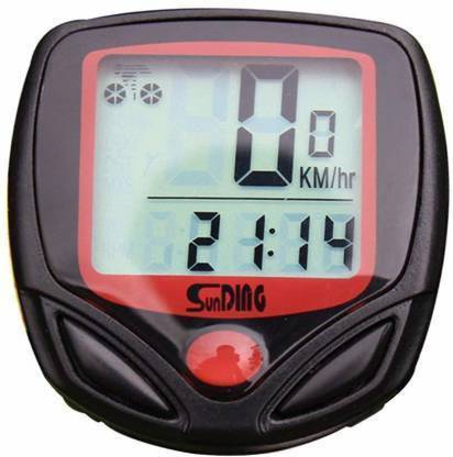 Sunding 15 Function Waterproof Bicycle Computer Odometer Speedometer Wired Cyclocomputer Wired Cyclocomputer