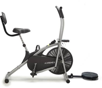 Adrenex by Flipkart AIRBIKE100BST Exercise Bicycle with Moving Handles, Back Support and Twister Dual-Action Stationary Exercise Bike