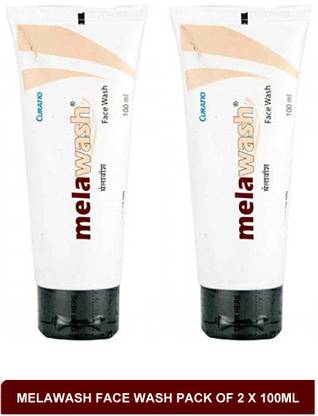 Melawash Face wash - best face wash for dark spots and pigmentation(pack of 2)100ml Face Wash