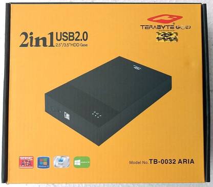 TERABYTE external hdd sata casing 2in1 3.5 inch 3.5 Inch and 2.5 Inch External hdd sata casing 2in1