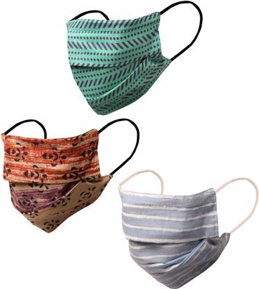 Touchstone print filter pocket nose bridge reusable washable TSMS-1891 Reusable, Washable Cloth Mask