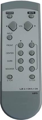 King Enterprise 2.1 and 5.1 Home Theater System Rmote Controller for Remote Controller LG Remote Controller