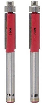 ALPHABET 8MM-SHANK ( Dia.7 MM) FLUSH TRIM ROUTER/TRIMMER BIT Rotary Bit Set