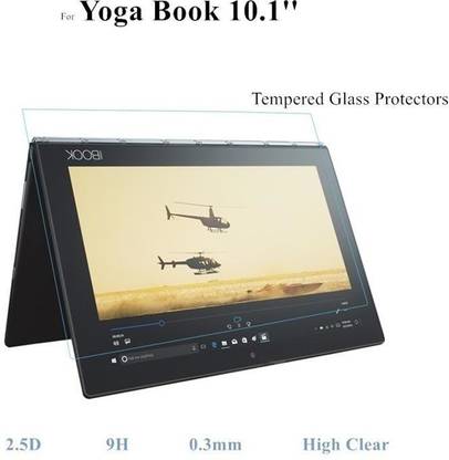 KACA Edge To Edge Tempered Glass for Lenovo Yoga Book (Windows) (10.1 inch) [Ultra Clear HD Tempered Glass with Nano Technology]
