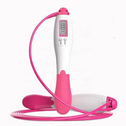 Leosportz Jump Rope, Digital Weight Calories Time Setting Jump Rope with Counter Freestyle Skipping Rope