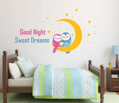 WALLSTICK 140 cm Good Night Sweet Dreams Removable Sticker