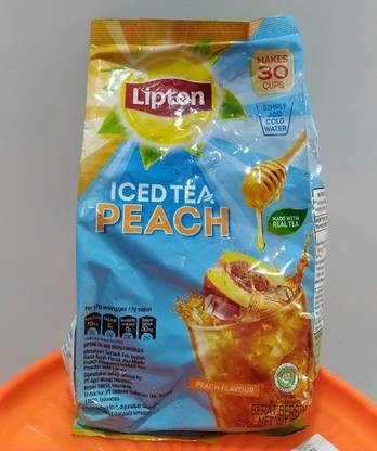 Lipton Iced Tea Peach Flavour , 510g Iced Tea Pouch