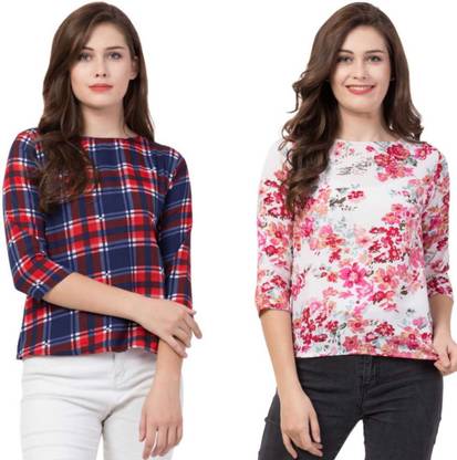 Casual Women Multicolor Top