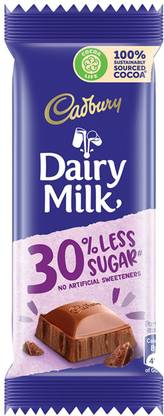 Cadbury Dairy Milk Less Sugar Chocolate Bars