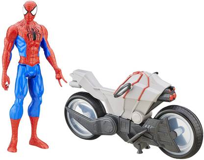 MARVEL Spiderman with Spider Cycle - Ultimate Spider-Man vs. The Sinister Six