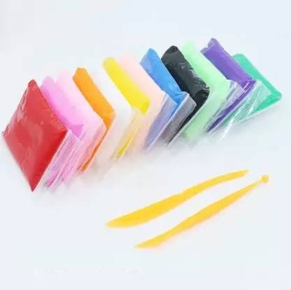 gorgeous moment BOUNCING CLAY Set of 12 Colours Colors Air Dry Clay Art Clay