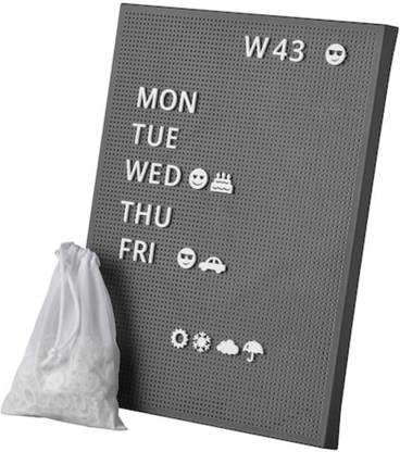 IKEA Pegboard with Letters, Dark Grey, 30x40 cm (11 ¾x15 ¾) Educational Board Games