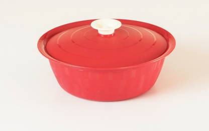 Cutting EDGE Daffodil Classic Serving Dish, Set of 1, 1.8 Litre, Blossom Red Serve Casserole