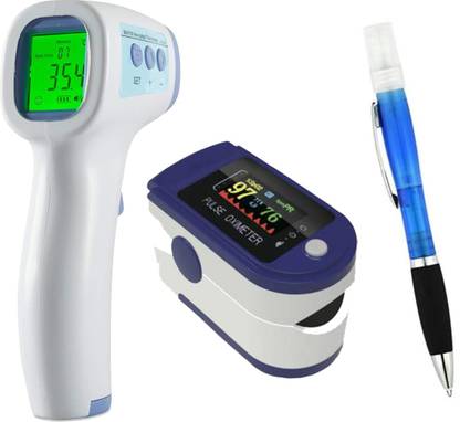 MAIYUN HX-YL001 Non-Contact Infrared Sensor Thermometer techsure Oximeter and Sanitizer Pen (Pack Of 3) Thermometer